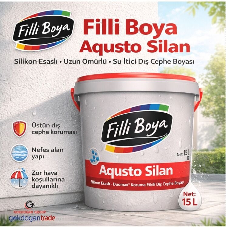 AQUSTO SİLAN DIŞ CEPHE BOYASI